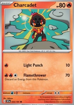 Surging Sparks 033/191 Charcadet (Reverse Holo)