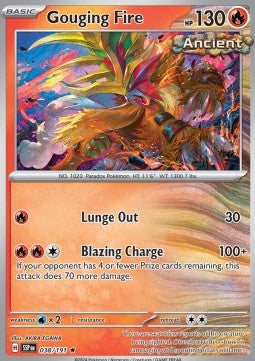 Surging Sparks 038/191 Gouging Fire (Holo)