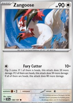 Surging Sparks 149/191 Zangoose (Reverse Holo)