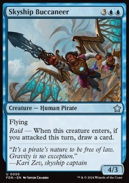 Magic the Gathering Foundations 0050 Skyship Buccaneer