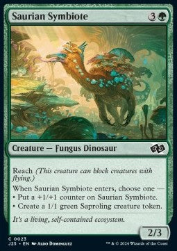 MTG Foundations Jumpstart 0023 Saurian Symbiote