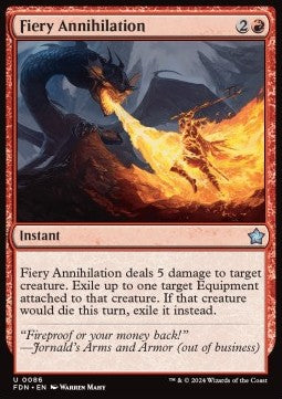 Magic the Gathering Foundations 0086 Fiery Annihilation