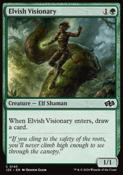 MTG Foundations Jumpstart 0145 Elvish Visionary