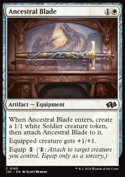 MTG Foundations Jumpstart 0160 Ancestral Blade