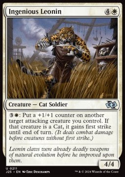 MTG Foundations Jumpstart 0211 Ingenious Leonin