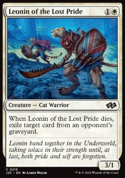 MTG Foundations Jumpstart 0215 Leonin of the Lost Pride