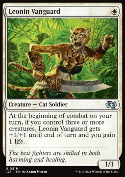 MTG Foundations Jumpstart 0216 Leonin Vanguard