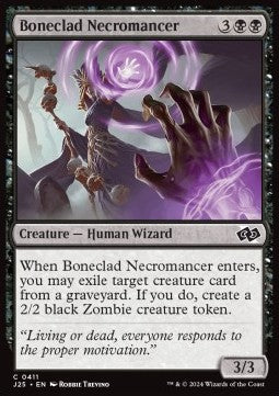 MTG Foundations Jumpstart 0411 Boneclad Necromancer