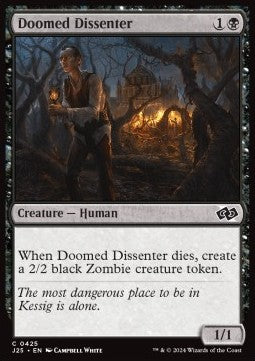 MTG Foundations Jumpstart 0425 Doomed Dissenter