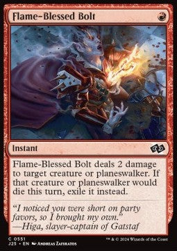 MTG Foundations Jumpstart 0551 Flame-Blessed Bolt