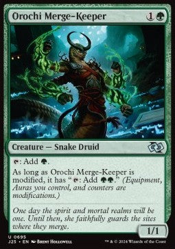 MTG Foundations Jumpstart 0695 Orochi Merge-Keeper