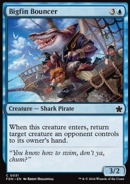 Magic the Gathering Foundations 0031 Bigfin Bouncer