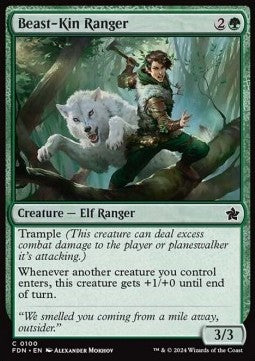 Magic the Gathering Foundations 0100 Beast-Kin Ranger