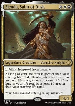 Magic the Gathering Foundations 0119 Elenda, Saint of Dusk