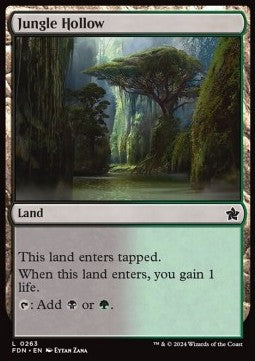 Magic the Gathering Foundations 0263 Jungle Hollow