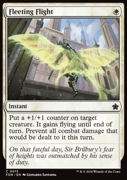 Magic the Gathering Foundations 0013 Fleeting Flight