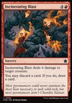 Magic the Gathering Foundations 0090 Incinerating Blast