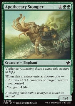 Magic the Gathering Foundations 0099 Apothecary Stomper