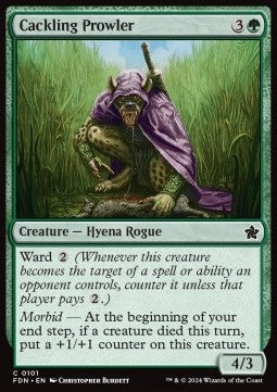 Magic the Gathering Foundations 0101 Crackling Prowler