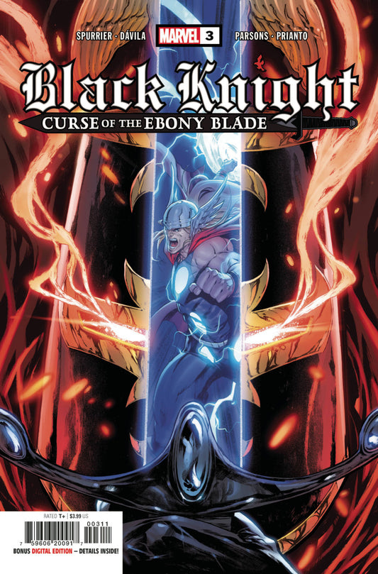 Black Knight Curse of the Ebony Blade #3 Marvel Comics (2021)