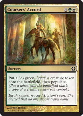 Return to Ravnica 154/274 Coursers' Accord (Foil)