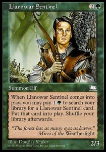 Weatherlight - Llanowar Sentinel