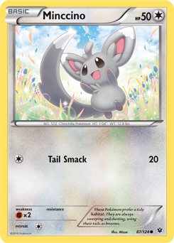 Fates Collide 087/124 Minccino (Reverse Holo)