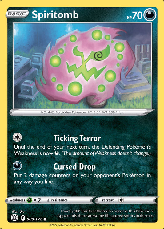 Brilliant Stars 089/172 Spiritomb (Reverse Holo)