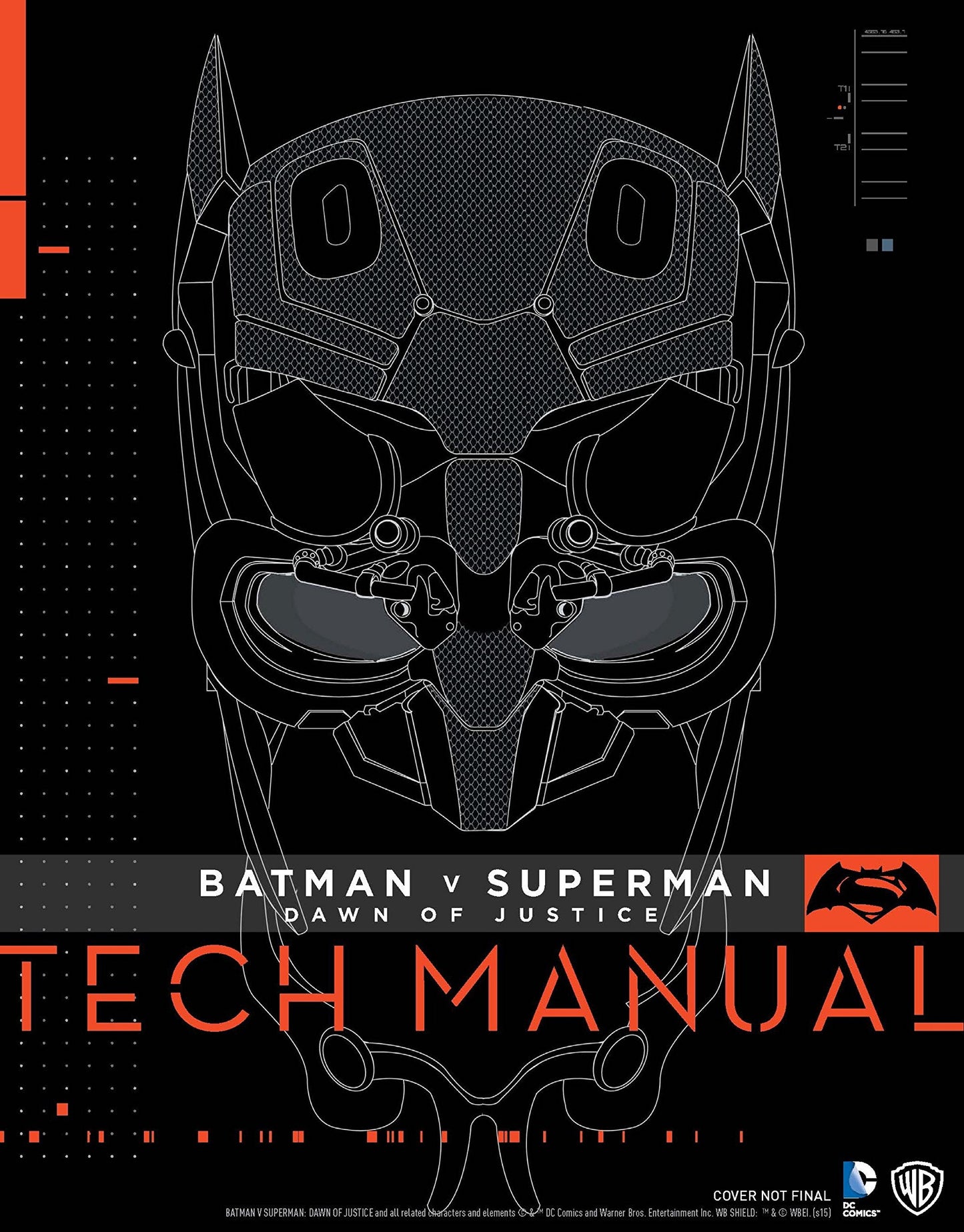 Batman V Superman Tech Manual Titan Books (2016) (KM)