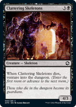 Adventures in the Forgotten Realms 093/281 Clattering Skeletons (Foil)