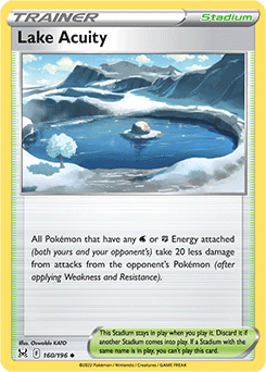 Lost Origin 160/196 Lake Acuity (Reverse Holo)