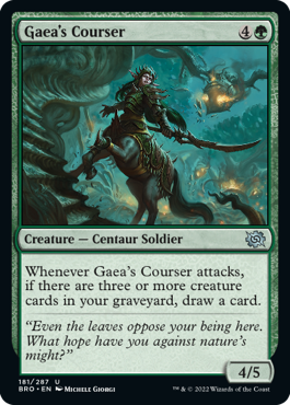 The Brothers' War 181/287 Gaea's Courser (Foil)