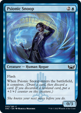 Streets of New Capenna 053/281 Psionic Snoop (Foil)