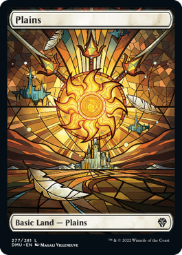 Dominaria United 277/281 Plains (Stained Glass Foil)