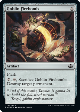 The Brothers' War 235/287 Goblin Firebomb (Foil)