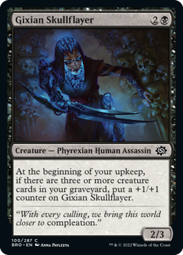 The Brothers' War 100/287 Gixian Skullflayer (Foil)