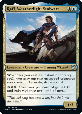 Dominaria United 212/281 Raff, Weatherlight Stalwart (Foil)