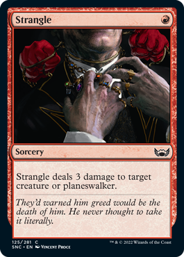 Streets of New Capenna 125/281 Strangle (Foil)