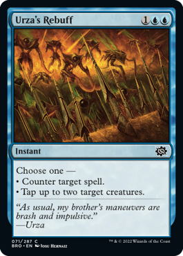 The Brothers' War 071/287 Urza's Rebuff (Foil)