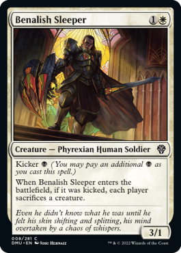 Dominaria United 008/281 Benalish Sleeper (Foil)