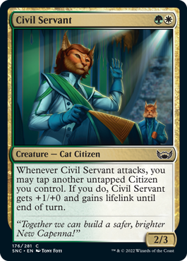 Streets of New Capenna 176/281 Civil Servant (Foil)