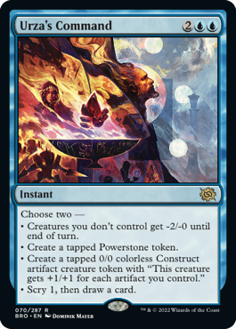 The Brothers' War 070/287 Urza's Command (Foil)