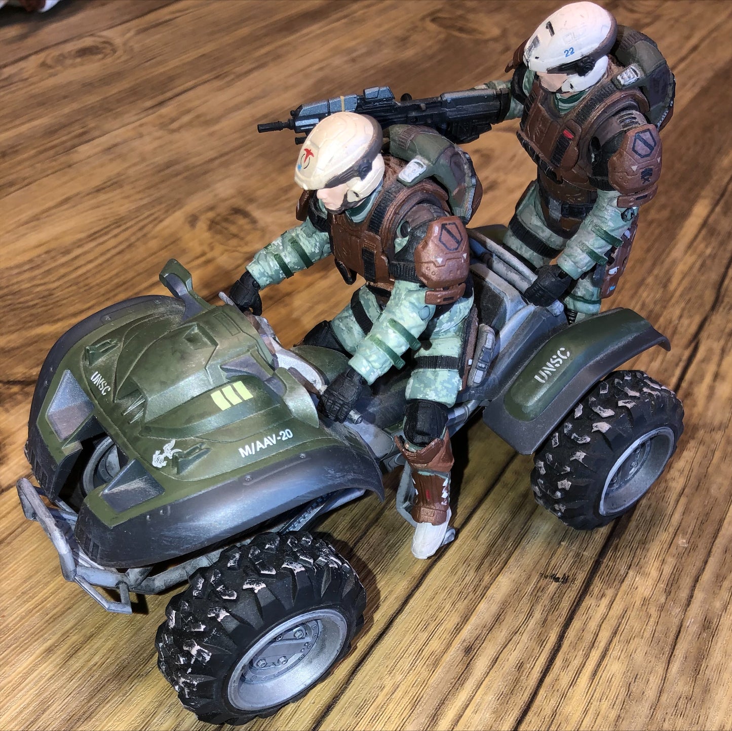 Mongoose with 2 Marines Halo Reach Mcfarlane