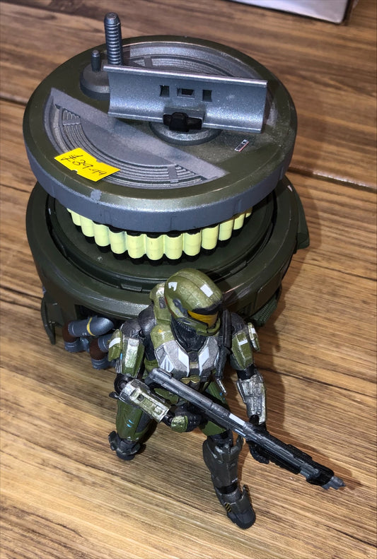 Generator Defence with Spartan Figure Halo Reach Mcfarlane