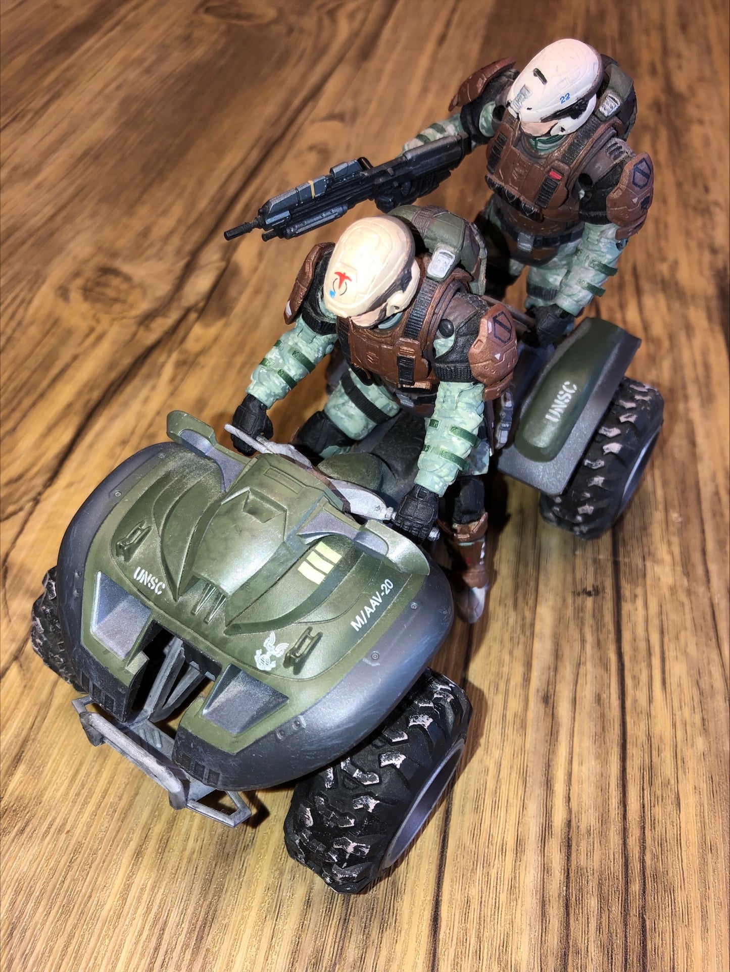 Mongoose with 2 Marines Halo Reach Mcfarlane