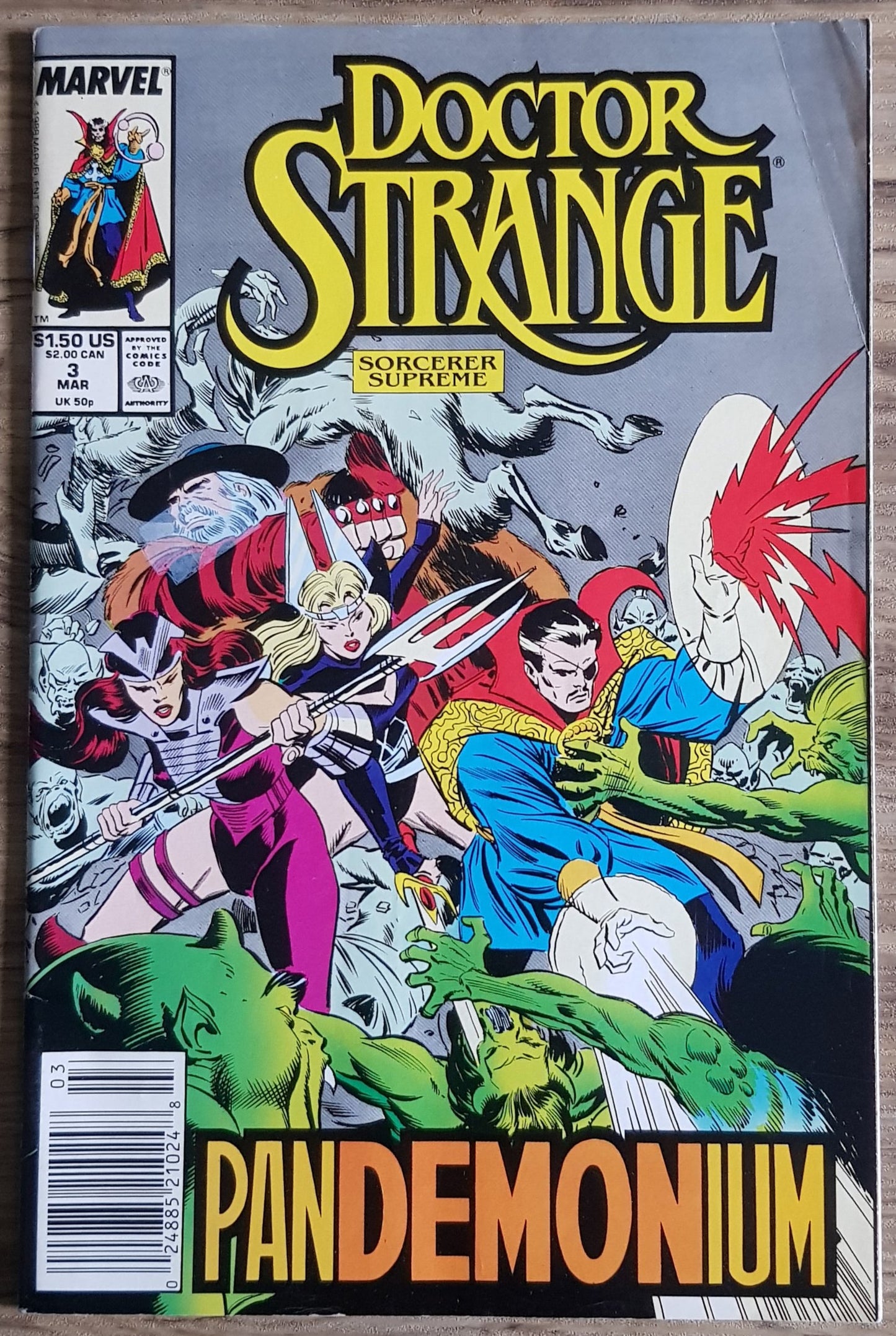 Doctor Strange Sorcerer Supreme #3 Marvel Comics (1988)