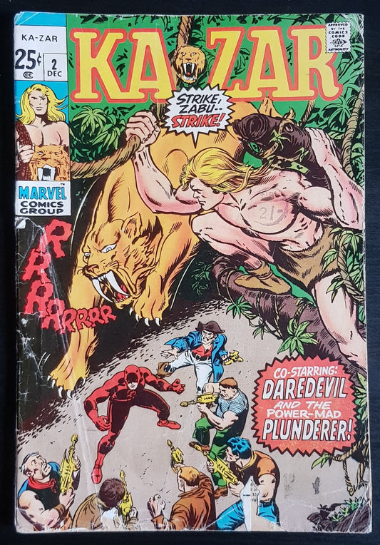 Ka-Zar #2 Marvel Comics (1970)