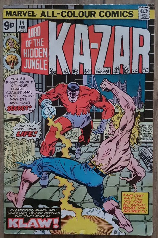 Ka-Zar #14 Marvel Comics (1974)