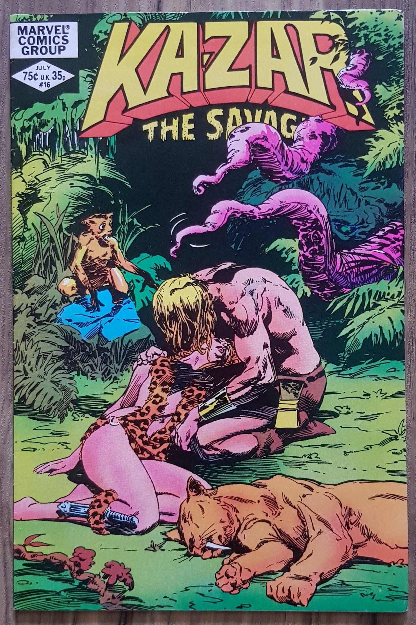 Ka-Zar the Savage #16 Marvel Comics (1981)