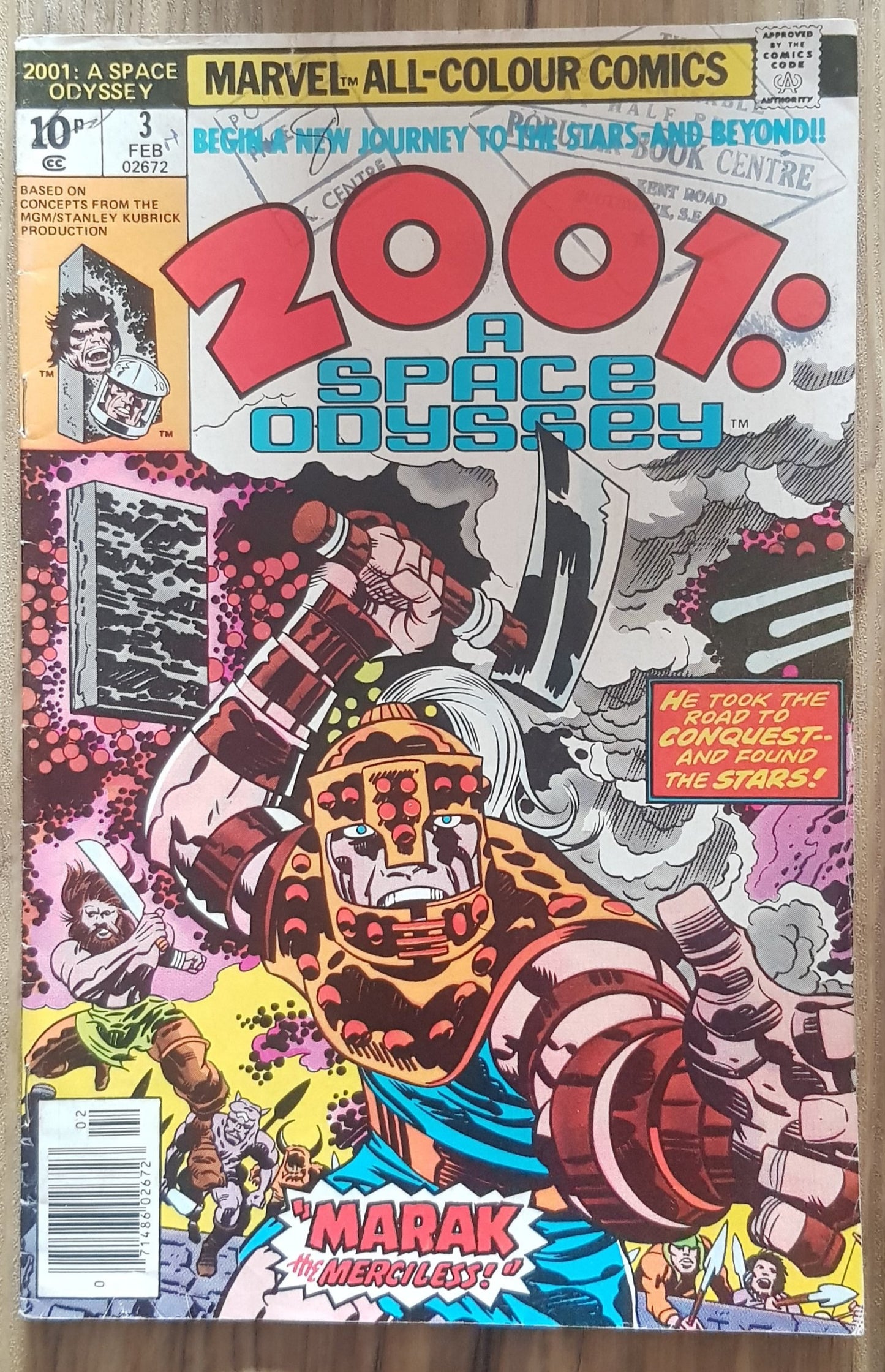 2001 A Space Odyssey #3 Marvel Comics (1976)